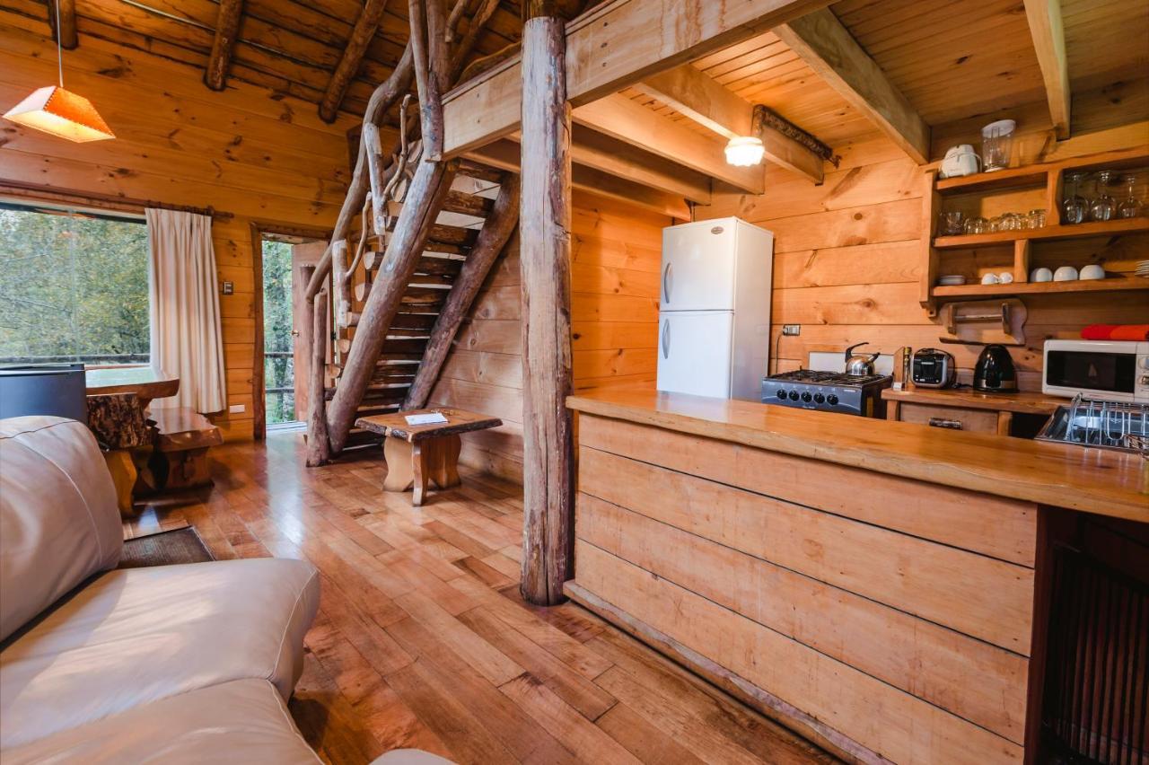 Huilo Huilo Cabanas Del Bosque Puerto Fuy Exterior foto