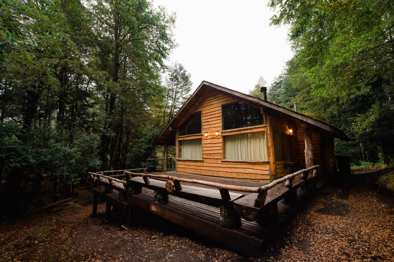 Huilo Huilo Cabanas Del Bosque Puerto Fuy Exterior foto