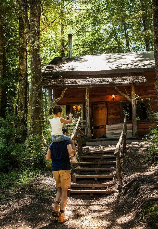 Huilo Huilo Cabanas Del Bosque Puerto Fuy Exterior foto