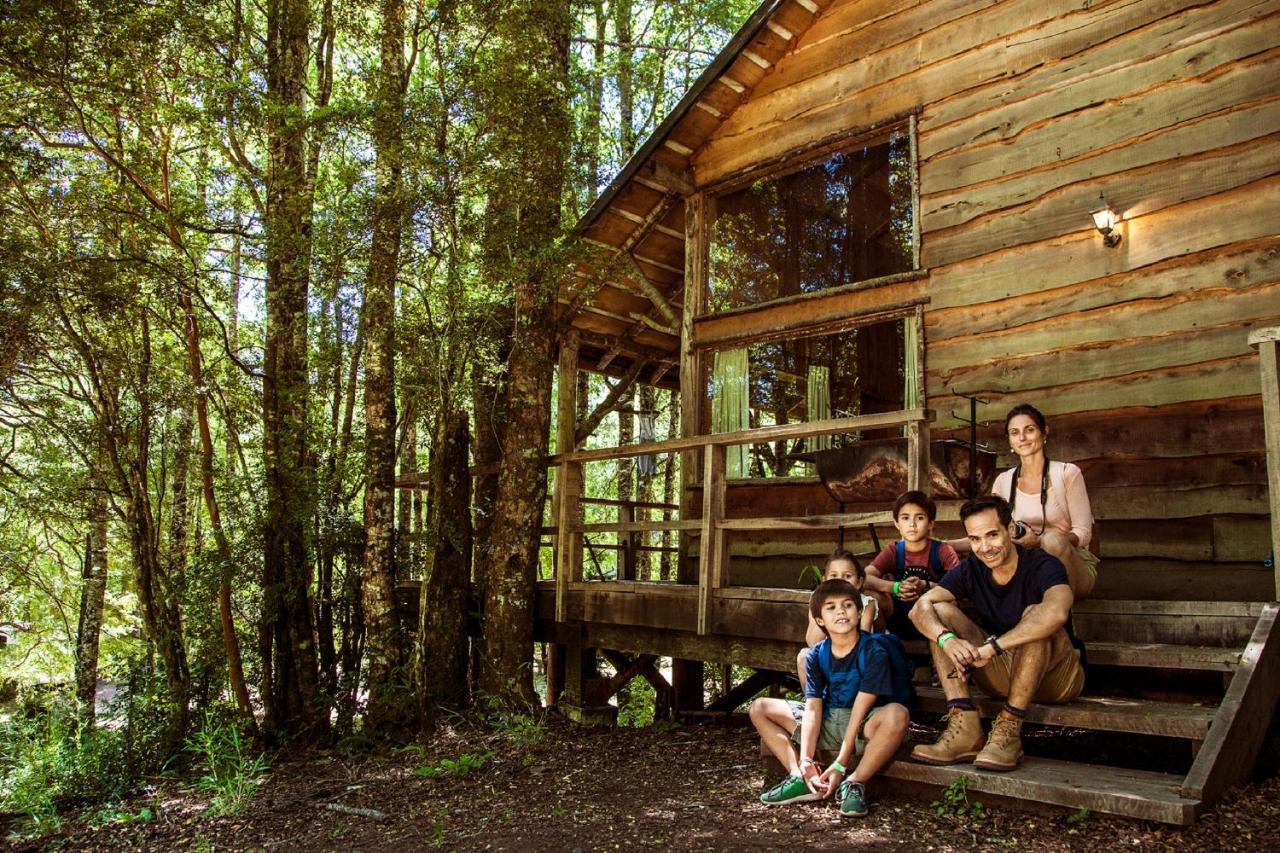 Huilo Huilo Cabanas Del Bosque Puerto Fuy Exterior foto
